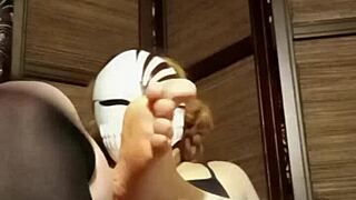 Homemade stocking fetish video