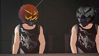 3d cartoon blowjob leads to creampie in anime hentai