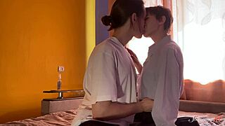 Alisa and Dorian’s passionate encounter with intense oral sex and wild anal adventure