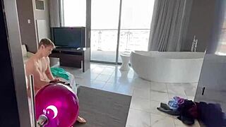 Sage Roux Gets Tight Ass Railed in Fishnet Suit