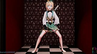 hololive members in anime tiktok