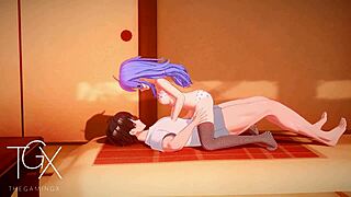 Anime Hentai Game Roxy Fucks Anal in Various Positions