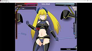 Naked girl overthrows great demoness in story mode finale