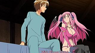 Beautiful vampires with great big boobs in an anime hentai