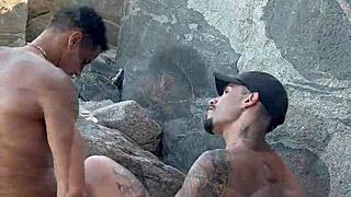 Gay sex video with hot blowjob and hardcore action