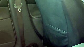 I record my friend performing webcam session in her car outdoors.