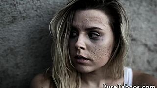 Oh my, gorgeous teen stepdaughter rides and gets creampied erotically!