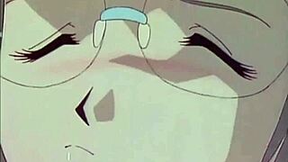 Fisted Anime Slut in Glasses Dreams of Hardcore Action