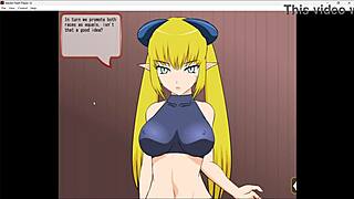 Naked girl overthrows great demoness in story mode finale