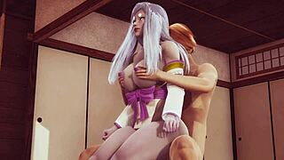 Young Kaguya In Naruto Hentai 3D Animation