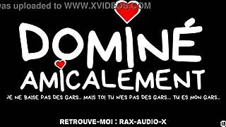 French twink dominated in gay roleplay first time