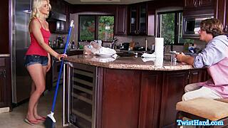 anikka albrite suggestively licks up his cum after sucking