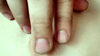 Intense CREAMPIE ORGASM with Natural Tits in Close Up View