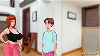 Stepbro uncovers stepsis hiding huge bad dragon dildo for outdoor play