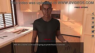 Dreams of Desire: Alex Shakes Hard Dick Watching Landlady’s Nude Yoga