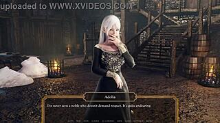 In the castle tower, fucking hot with big tits