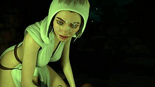 3D animated Star Wars porn with Princess Leia and BDSM elements