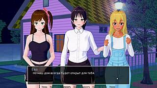 Hairy beaver and big ass in hot Japanese gameplay