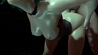 Hot Girl With Green Hair Gets Fucked From Behind