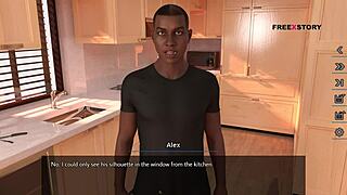 Dreams of Desire: Alex Shakes Hard Dick Watching Landlady’s Nude Yoga