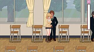 College lady explores sex with men in bt life new hentai game