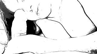 i give a blowjob to a nymphomaniac whore in this sexy anime hentai cartoon