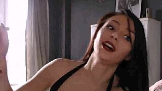 Masha Undresses, Revealing Big Tits for Blowbang