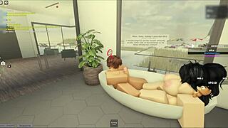 intense banging wife in the bath