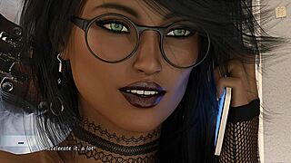 sexy teacher squirts from fucking machine in 3d anime