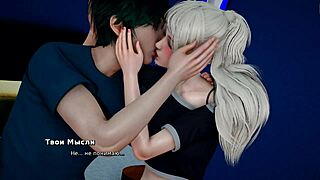 sister performing oral activity with shaved partner