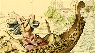 Vintage Illustration of Antique Anime and Hentai Elements