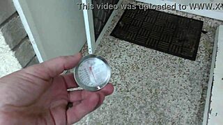 kiwi milf, master probes your ass after checking meat