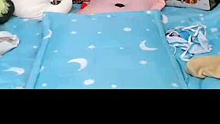 Maruchan is playing a fun game.