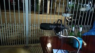 I sucked the podcast host's small cock live