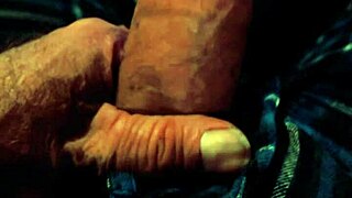 Foreskin play leads to a monstrous mushroom-shaped climax
