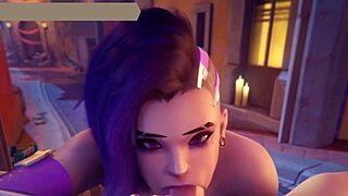 She likes to have big dicks inside her - 3D animated sex scenes
