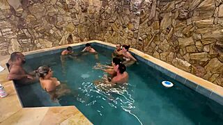 Hey guys, wanna join our pool orgy with friends at the motel?