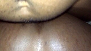 My ebony wife explores her first amateur porn adventure