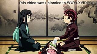 Kimetsu no yaiba episode from katanakaji no sato-hen temp 4 ep 3 with monster themes