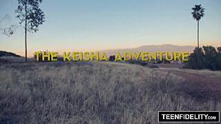 Teenfidelity's Keisha Grey Feels Intense Creampie Pleasure Outdoors