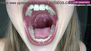 i love swallowing huge gummy bears down my throat in this fetish video