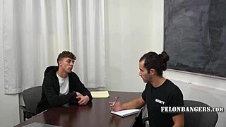 caught stealing in shop, seduces horny guard for bareback anal to escape punishment