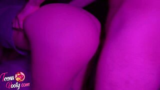 Bubble Booty Girl's Sensual Doggy Spanking, Wow!