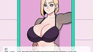2D anime game with erotic elements, parody of popular video games