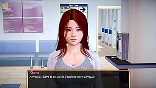 In my new family episode 307, characters with big tits engage in sexual activities