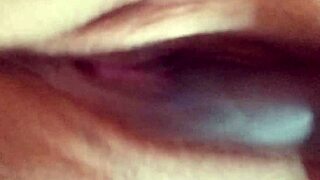 i masturbated hard with pink dolphin then took black cock in double penetration