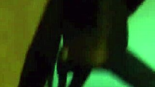 Exhibitionist POV babe bends over and flashes natural tits