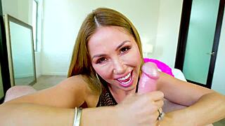 Perfect POV Big Tit Kianna Dior Gives POV Blowjob & Gets Hot Facial!