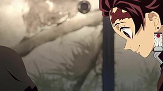 Kimetsu no yaiba episode from katanakaji no sato-hen temp 4 ep 3 with monster themes