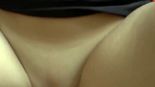 latex girl gets banged in hot home video with cum